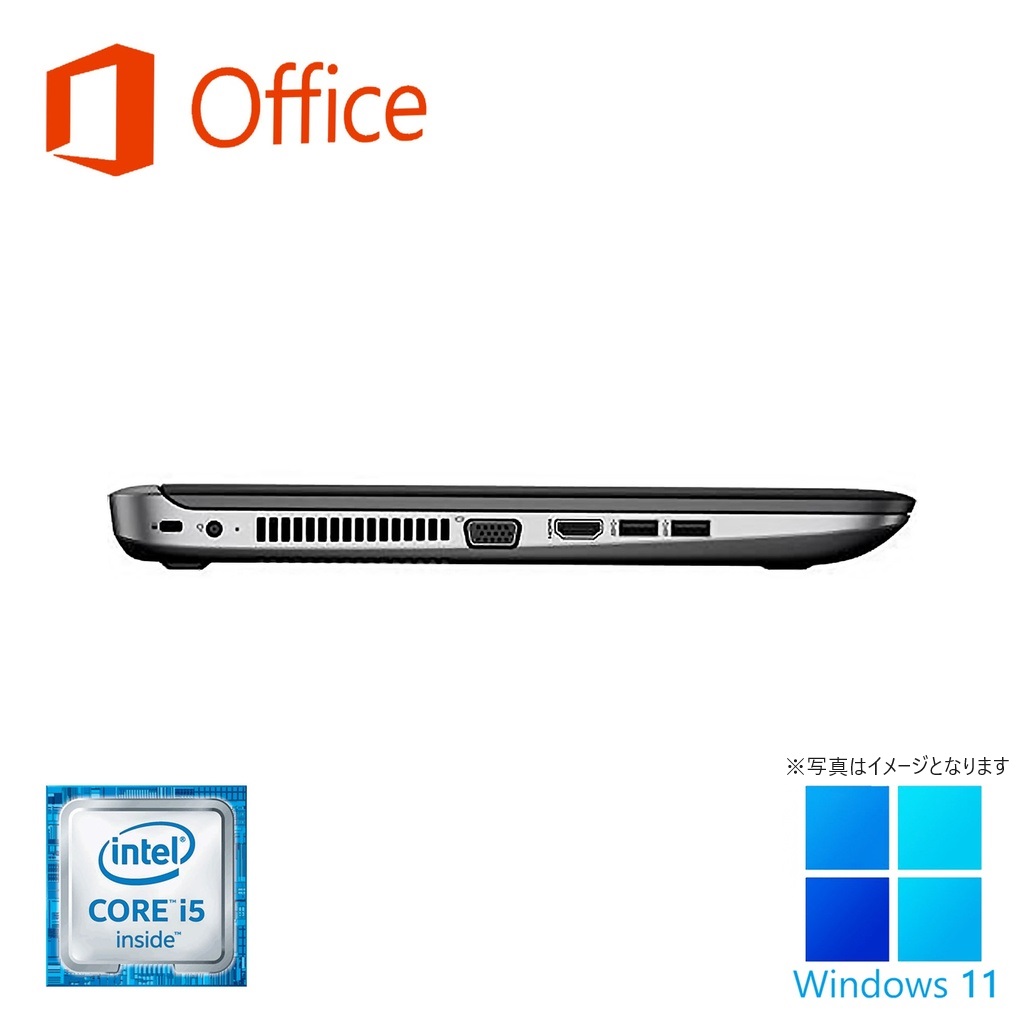 Webカメラ 10キー内蔵PC エイチピー 450G3 /15.6型/Win11 Pro/MS Office H&B 2019/Core i5  第6世代/WIFI/Bluetooth/HDMI/DVD-RW/メモリ8GB/SSD256+HDD500GB 整備済み中古PC | Miracle